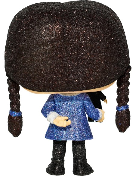 Figura Funko Pop! Televisión La Familia Addams Miércoles Modelo 881 | 82389 Edición Especial de Funko Diamon Glitter