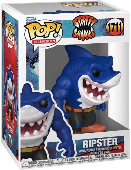 Figura Funko Pop! Televisión Street Sharks Ripster Modelo 1711 | 83821