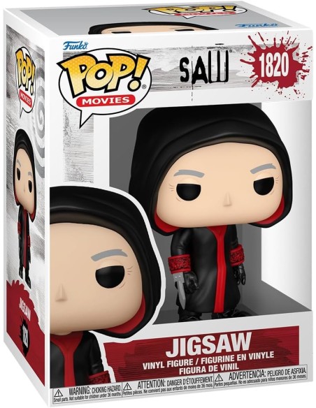 Figura Funko Pop! Películas SAW 10th Aniversario Jigsaw Asesino Modelo 1820 | 80692