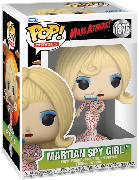 Figura Funko Pop! Películas Mars Attack Chica Espía Modelo 1876 | 83567