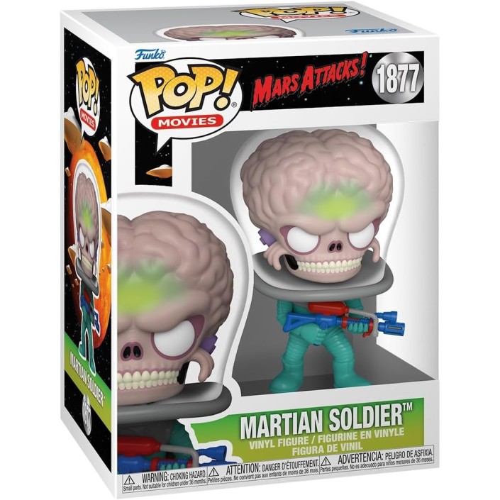 Figura Funko Pop! Películas Mars Attack Soldado...