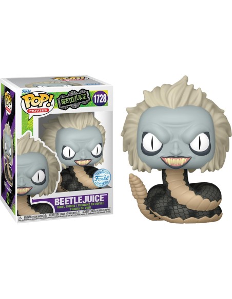 Figura Funko Pop! Películas Beetlejuice Serpiente Modelo 1728 | 84491 Edición Especial