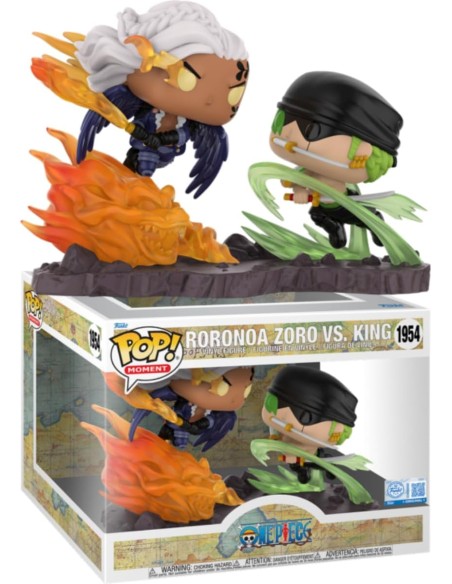 Figura Funko Pop! Animación One Piece Roronoa Zoro vs King Modelo 1954 | 84487 Edición Especial