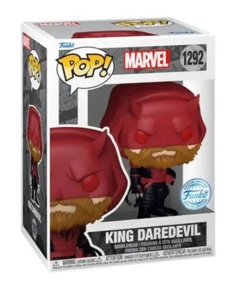 Figura Funko Pop! Marvel King Daredevil Modelo 1292 | 76522 Edición Especial
