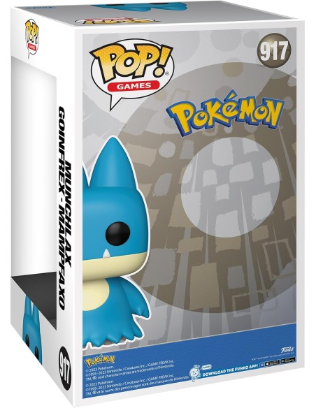 Figura Funko Pop! Juegos Pokemon Munchlax Modelo 971 | 69087 Gigante 25 cms