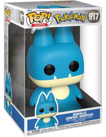 Figura Funko Pop! Juegos Pokemon Munchlax Modelo 971 | 69087 Gigante 25 cms