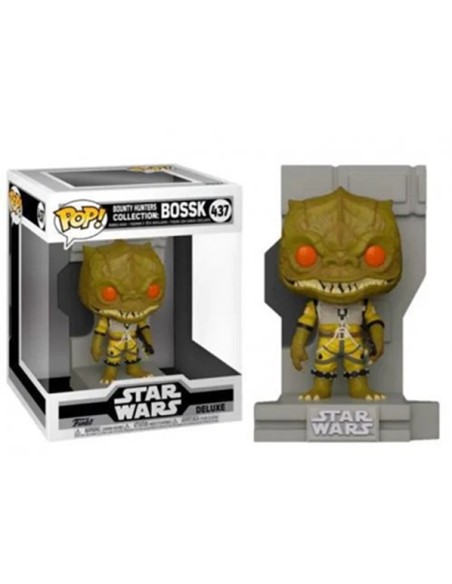 Figura Funko Pop! Deluxe Star Bounty Hunters Collection: Bossk Modelo 437 | 55828 Edición Especial