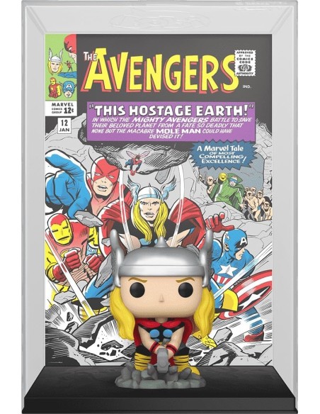 Figura Funko Pop! Comic Covers Marvel The Avengers Thor Modelo 38 | 74593 Edición Especial