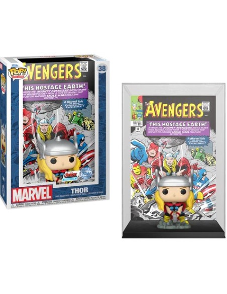 Figura Funko Pop! Comic Covers Marvel The Avengers Thor Modelo 38 | 74593 Edición Especial