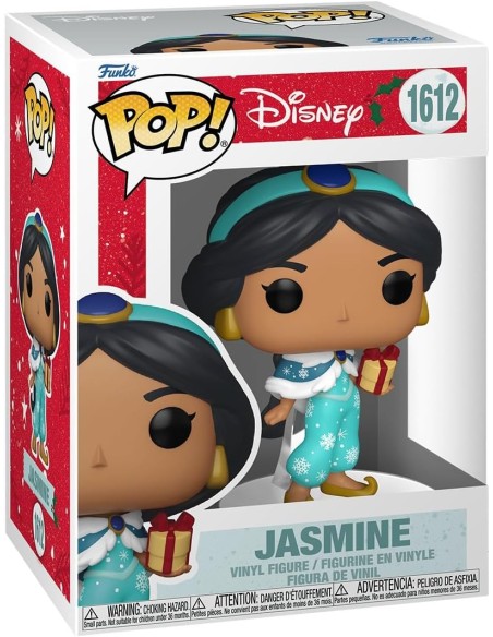 Figura Funko Pop! Disney Navidad Jasmine Modelo 1612 | 86070