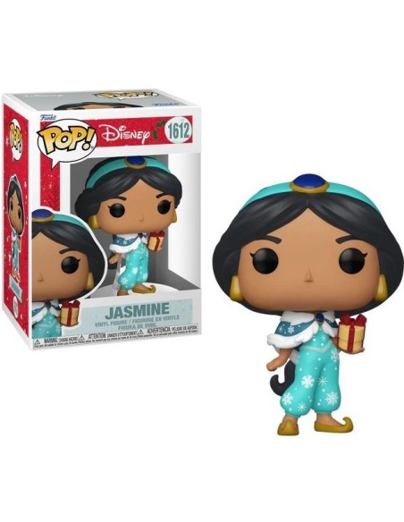 Figura Funko Pop! Disney Navidad Jasmine Modelo 1612 | 86070