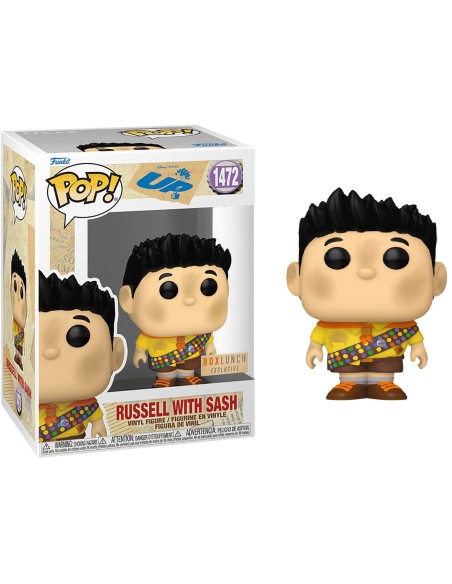 Figura Funko Pop! Disney Up Russell con banda Modelo 1472 | 79158 Edición Box Lunch Exclusive