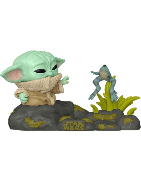 Figura Funko Pop! Star Wars Grogu con Rana Modelo 721 | 80000