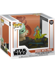 Figura Funko Pop! Star Wars Grogu con Rana Modelo 721 |... 2