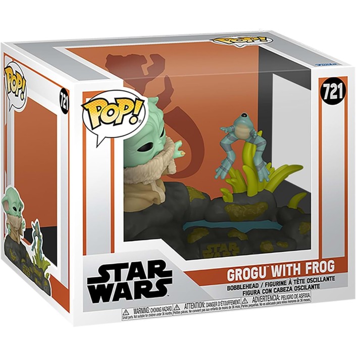 Figura Funko Pop! Star Wars Grogu con Rana...