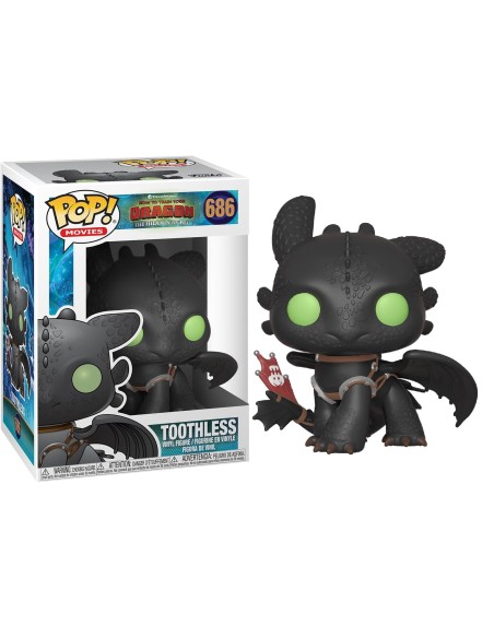 Figura Funko Pop! Películas Cómo Entrenar a tu Dragón Toothless (Desdentado) Modelo 686 | 36355