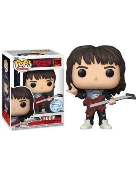 Figura Funko Pop! Televisión Stranger Things Eddie Modelo 1250 | 62400 Edición Especial
