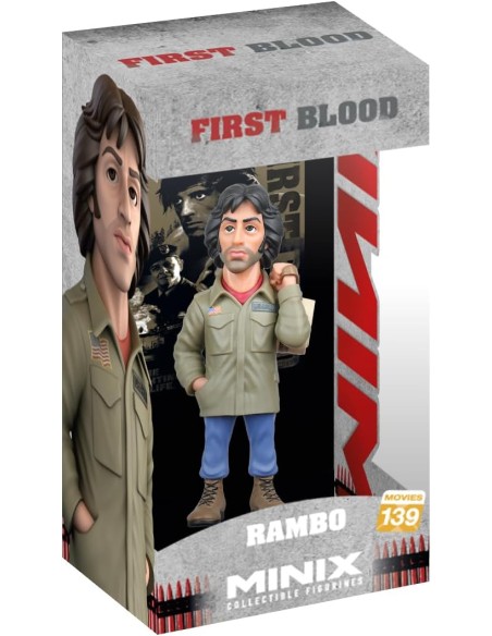 Figura Minix Rambo First Blood Rambo Modelo 139