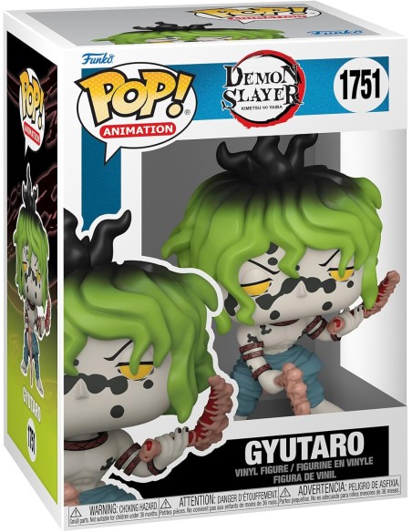 Figura Funko Pop! Animación Demon Slayer Gyutaro Modelo 1751 | 80332