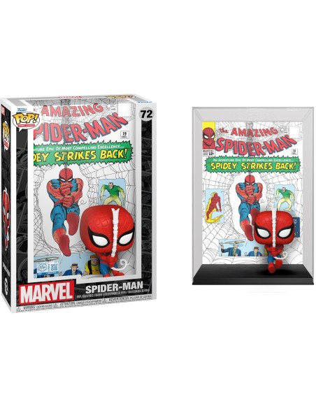 Figura Funko Pop! Comic Covers Marvel Spider-Man Modelo 72 | 87174 Edición Especial