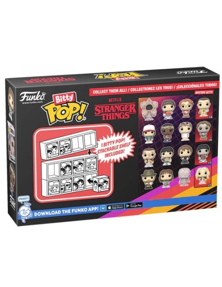 Pack de 4 Funko Bitty Pop! Stranger Things Modelo Demogorgon |  83661