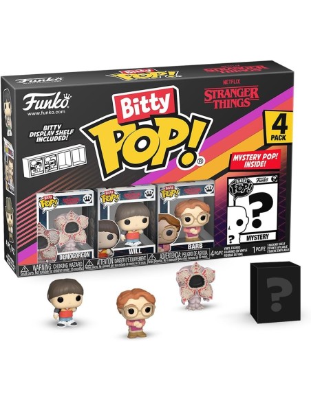Pack de 4 Funko Bitty Pop! Stranger Things Modelo Demogorgon |  83661