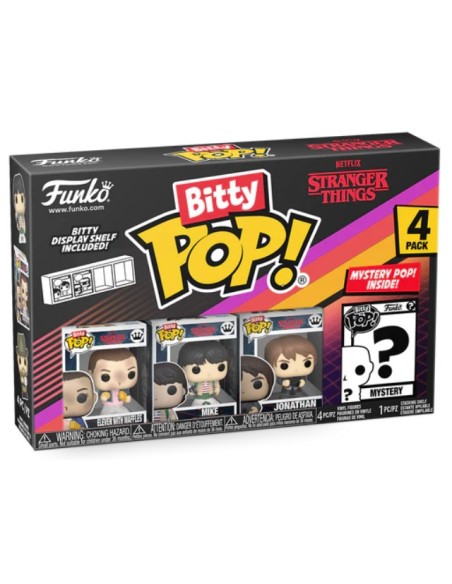 Pack de 4 Funko Bitty Pop! Stranger Things Modelo Eleven | 83663