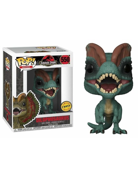 Figura Funko Pop! Películas Jurassic Park Dilophosaurus Modelo 550 | 26736 Edición Chase