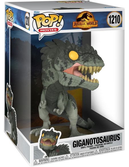 Figura Funko Pop! Películas Jurassic World Giganotosaurus Modelo 1210 | 55378 Gigante 25 cms