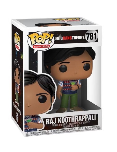 Figura Funko Pop! Series The Bing Bang Theories Raj Koothrappali Modelo 781 | 38584