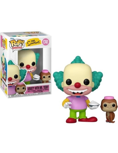 Figura Funko Pop! Los Simpsons Krusty con Mr. Teeny Modelo 1741 | 86410