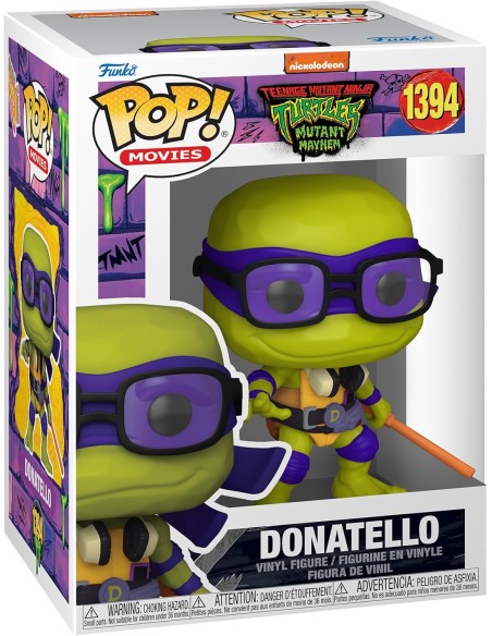 Figura Funko Pop! Nickelodeon Teenage Mutant Tortugas Ninja Donatello Modelo 1394 | 72335