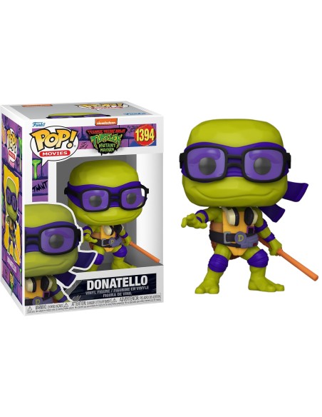 Figura Funko Pop! Nickelodeon Teenage Mutant Tortugas Ninja Donatello Modelo 1394 | 72335