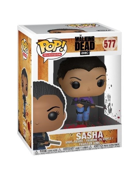 Figura Funko Pop! Series The Walking Dead Sasha Modelo 577 | 25205
