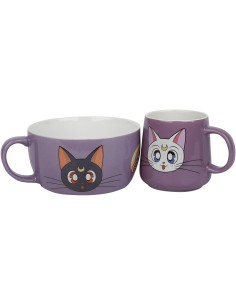 Set desayuno de Cerámica Bol + Taza Abystyle Sailor Moon...