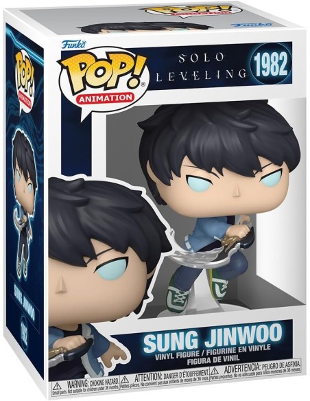 Figura Funko Pop! Animación Solo Leveling Sung Jinwoo Modelo 1982 | 86843