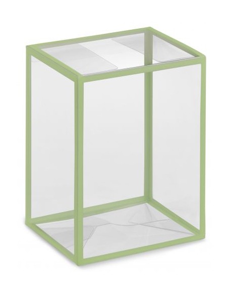 Caja Protectora Para Figuras Funko Pop! de Grosor 0.5 mm Borde Fluorescente en Verde