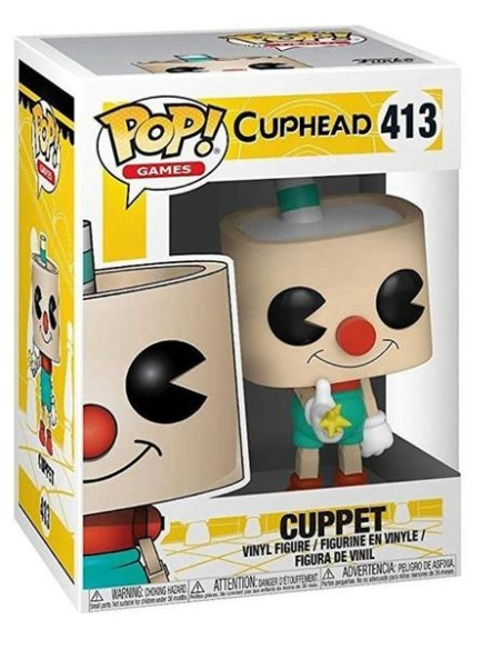 Figura Funko Pop! Juegos Cuphead Cuppet Modelo 413 | 34473