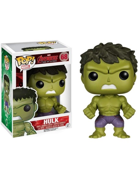 Figura Funko Pop! Marvel Avengers Age of Ultron Hulk Modelo 68| 04776