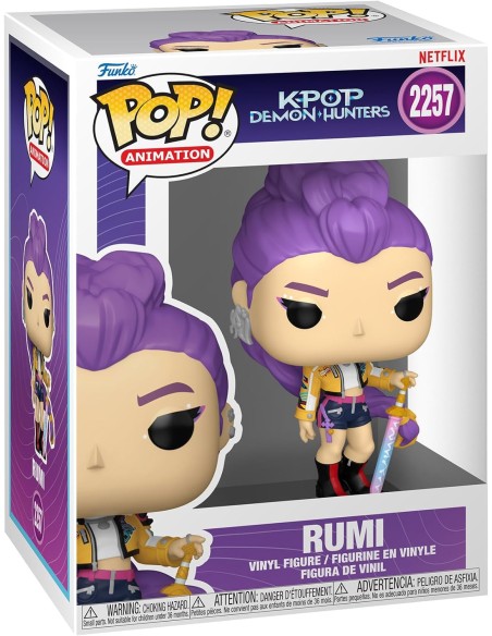 Figura Funko Pop! Animación Guerreras K-Pop Demon Hunters Rumi Modelo 2257| 94692 | PREVENTA