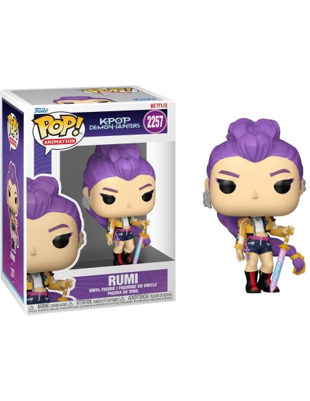 Figura Funko Pop! Animación Guerreras K-Pop Demon Hunters Rumi Modelo 2257| 94692