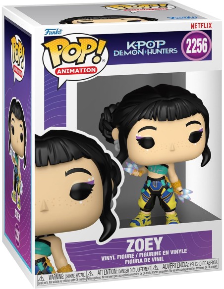 Figura Funko Pop! Animación Guerreras K-Pop Demon Hunters Zoey Modelo 2256 | 95267