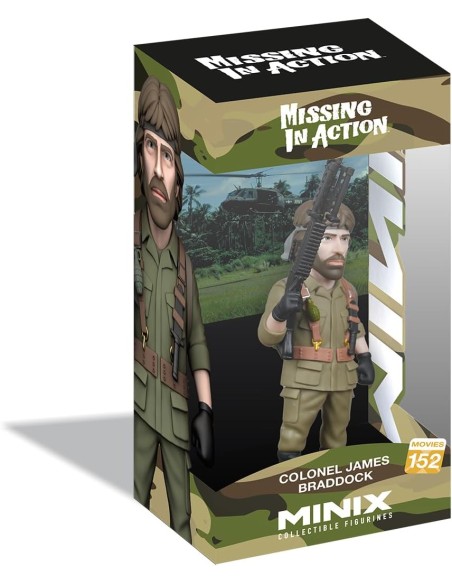 Figura Minix Desaparecido en Combate Coronel James Braddock Chuck Norrys Modelo 152