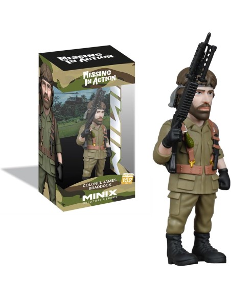 Figura Minix Desaparecido en Combate Coronel James Braddock Chuck Norrys Modelo 152