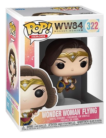 Figura Funko Pop! DC Héroes WW84 Wonder Woman volando Modelo 322 | 47373
