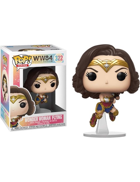Figura Funko Pop! DC Héroes WW84 Wonder Woman volando Modelo 322 | 47373