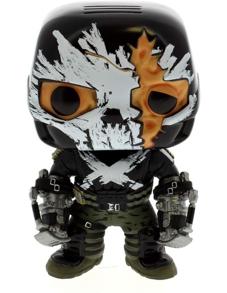 Figura Funko Pop! Marvel Capitán América Civil War Crossbones Dañado en la Batalla Modelo 140 | 07527 Edición Exclusiva
