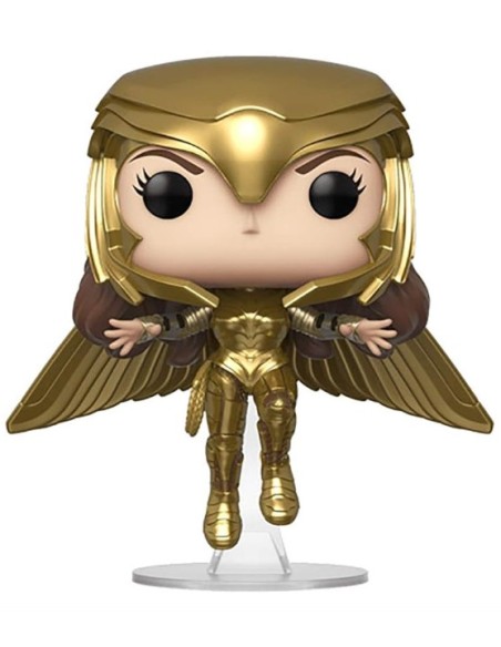 Figura Funko Pop! DC Héroes WW84 Wonder Woman con Armadura Dorada Volando Modelo 324 | 46660