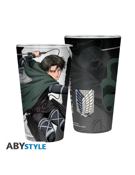 Vaso Abystyle XXL Ataque de los Titanes Modelo Capitán Levi
