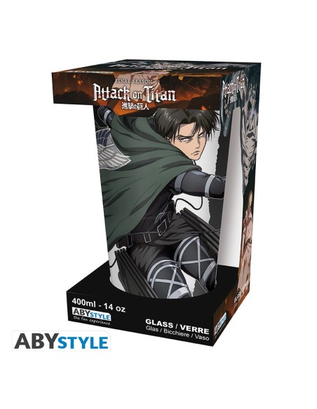 Vaso Abystyle XXL Ataque de los Titanes Modelo Capitán Levi